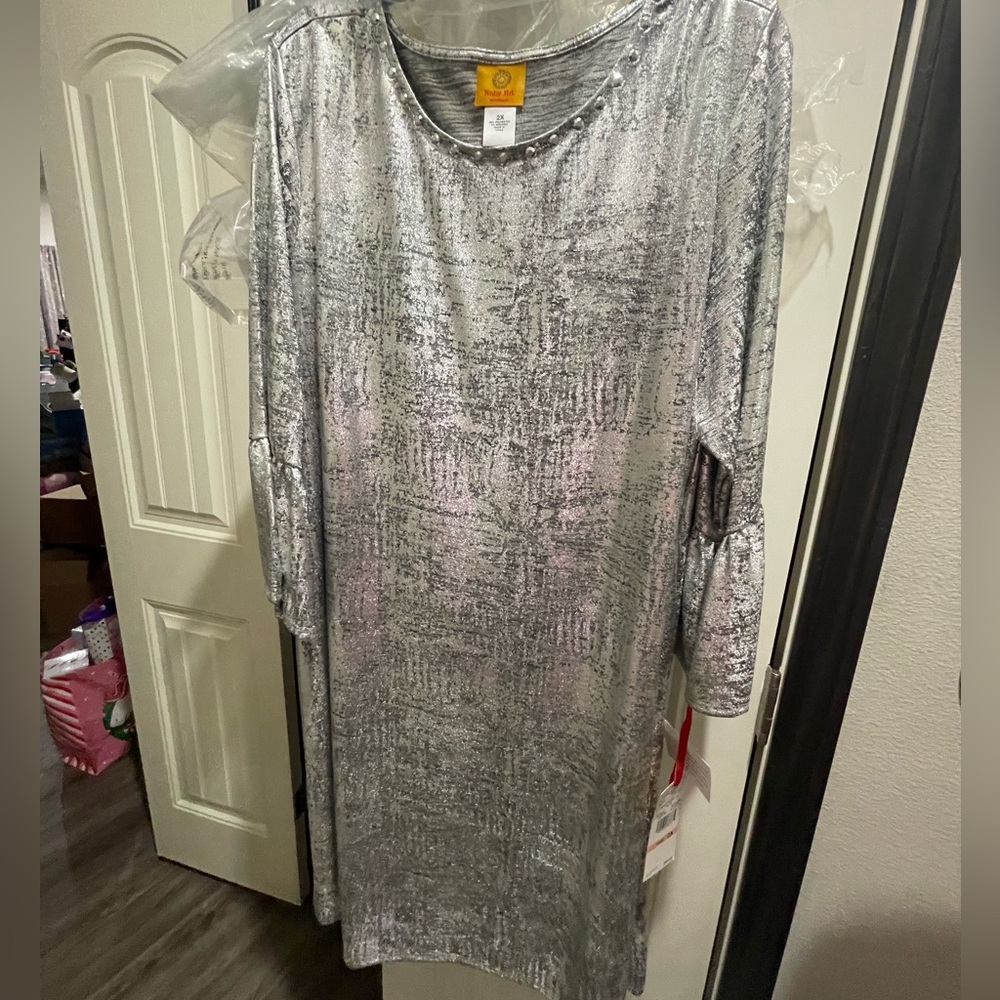 Silver dress